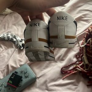 Gently used white shoes